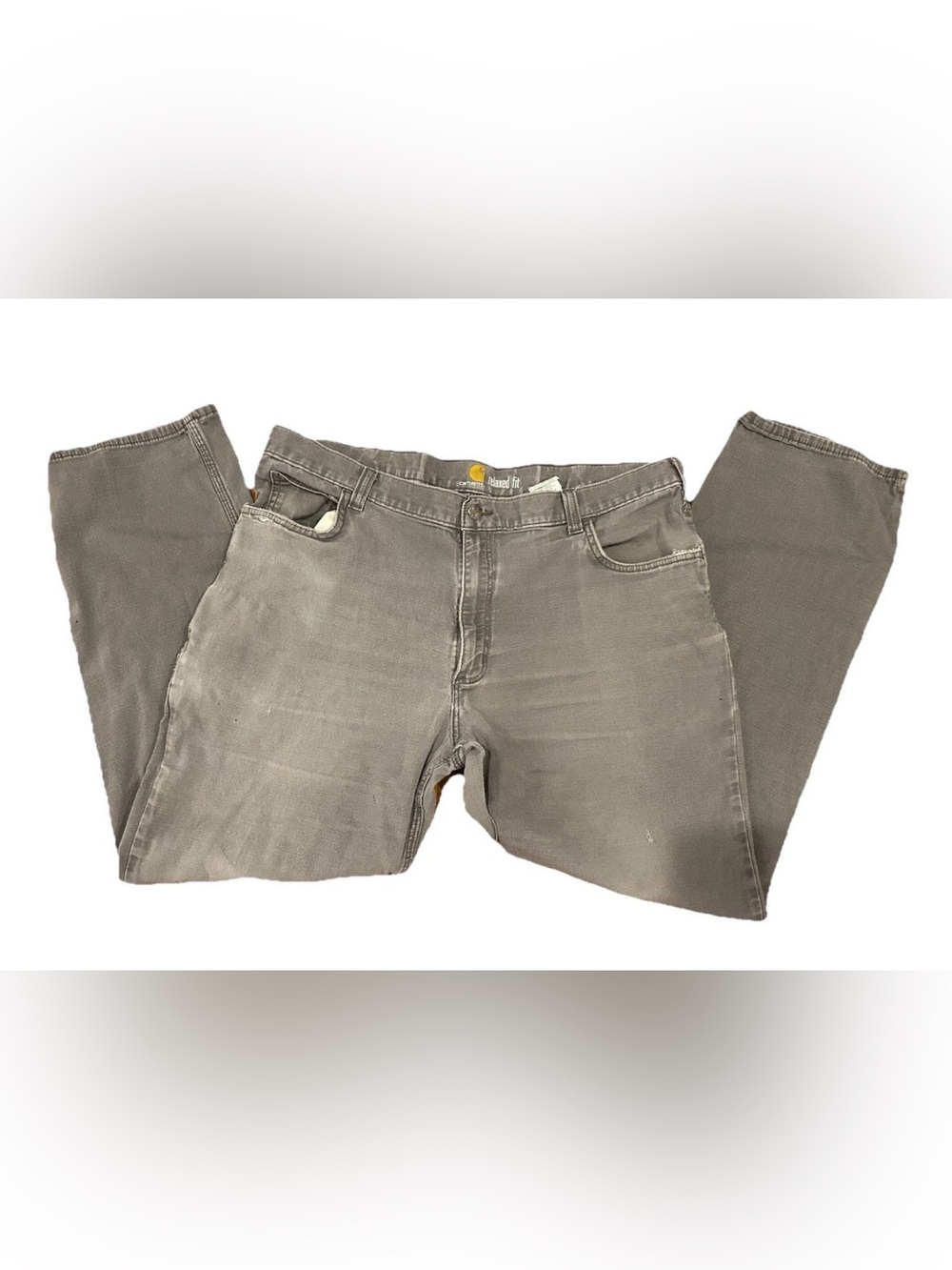 Carhartt Men's Relaxed Fit Work Pants Gray 40x32 Durable Utility Casual